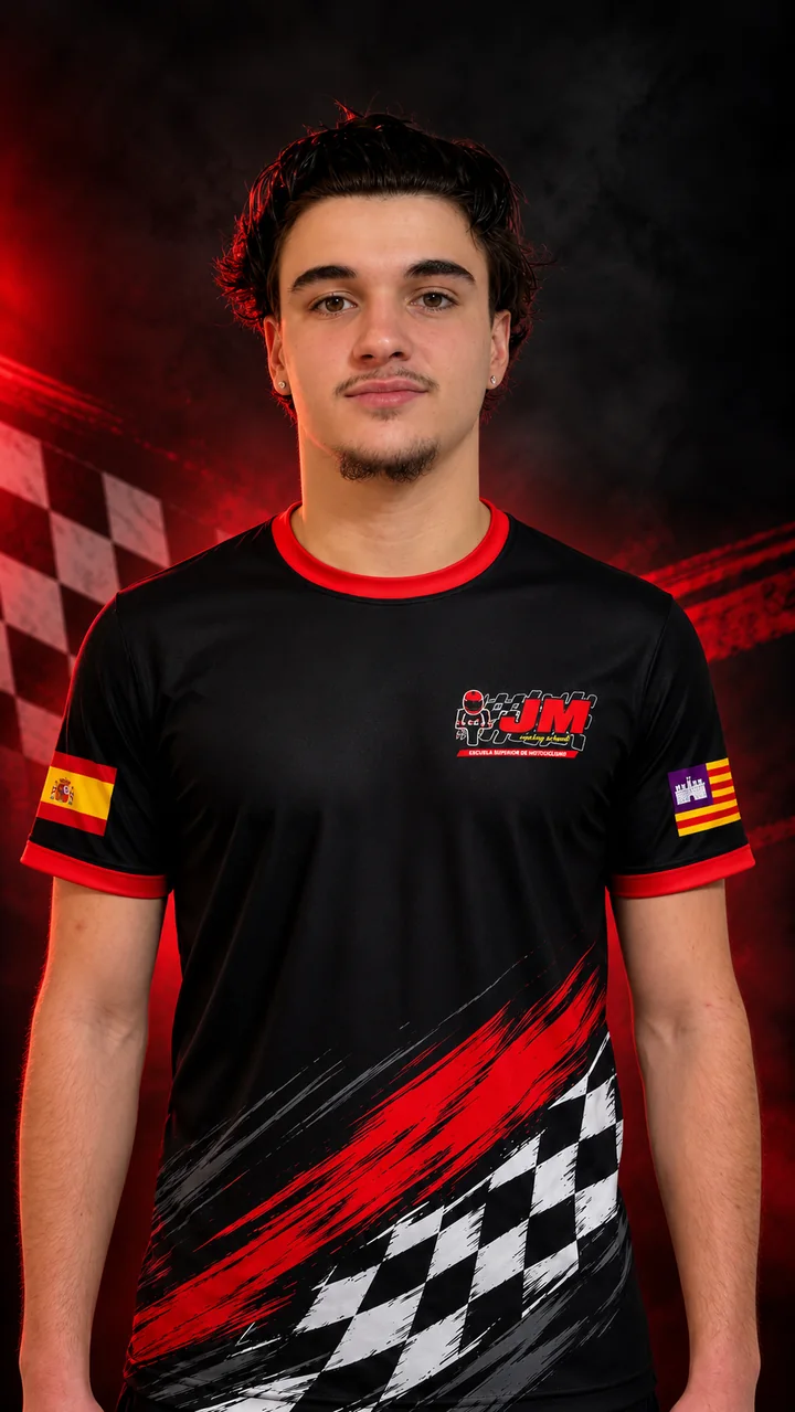 Retrato de Isaac, monitor de JM Racing School