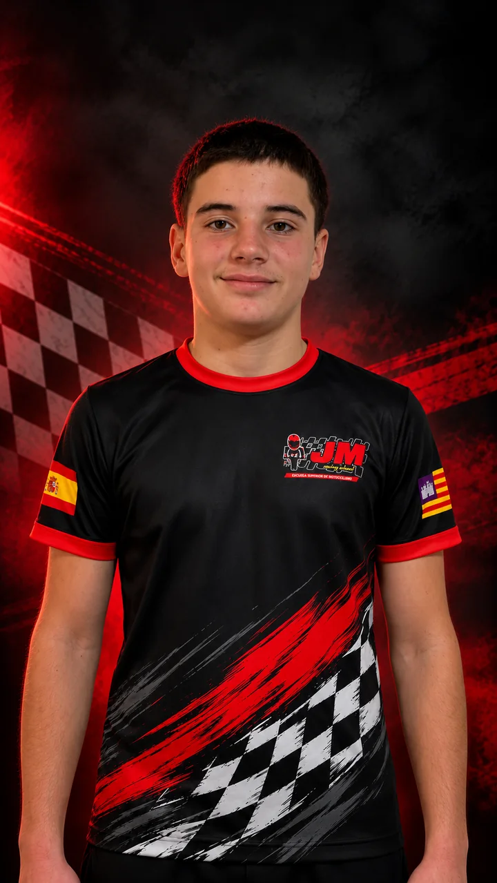 Retrato de Samuel, monitor de JM Racing School